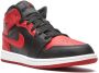 Jordan Kids Air Jordan 1 mid-top sneakers Zwart - Thumbnail 1