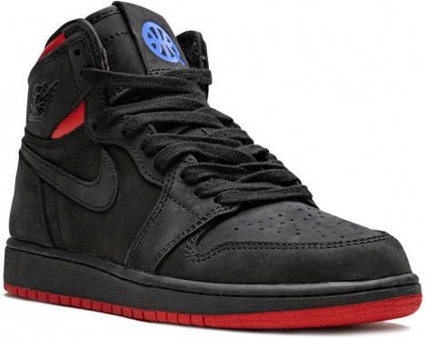 Jordan Kids Air Jordan 1 Retro high top sneakers Zwart