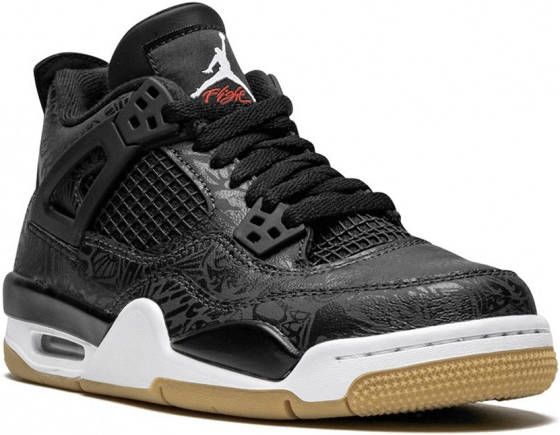 Jordan Kids Air Jordan 4 Retro SE sneakers Zwart