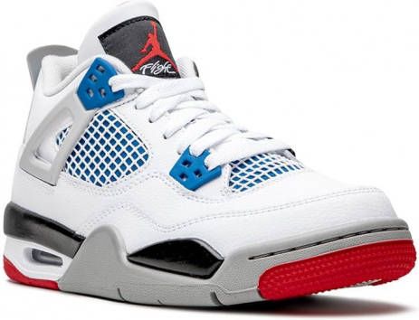 Jordan Kids Air Jordan 4 Retro sneakers Wit