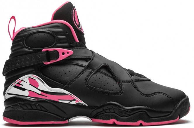 Jordan Kids Air Jordan 8 Retro sneakers Zwart