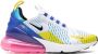 Nike Kids "Air Max 270 White Hyper Royal sneakers" Wit - Thumbnail 1