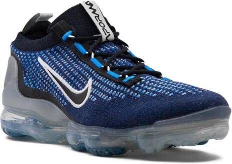 Nike Kids Air VaporMax 2021 FK "Midnight Navy Photo Blue" sneakers Blauw