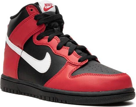 Nike Kids Dunk High sneakers Zwart