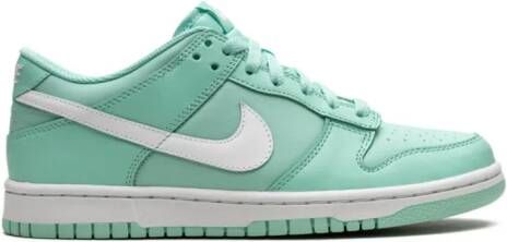 Nike Kids Dunk low-top sneakers Groen