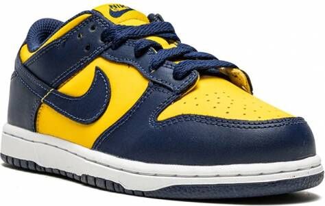 Nike Kids "Dunk Low Michigan sneakers" Blauw