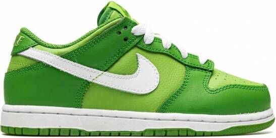 Nike Kids Dunk Low "Chlorophyll" sneakers Groen