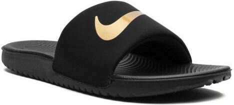 Nike Kids Kawa slip-on slippers Zwart