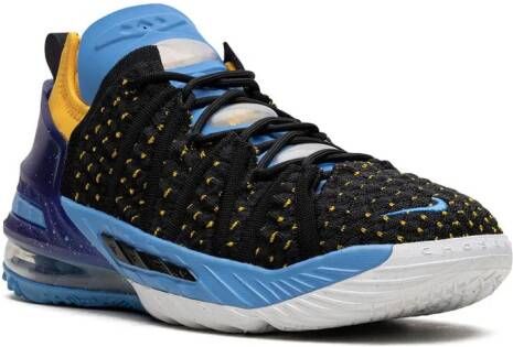 Nike Kids "LeBron 18 Minneapolis Lakers sneakers" Zwart