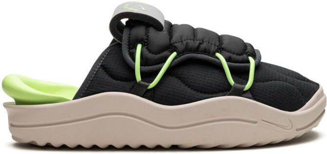 Nike "Air More Uptempo OG Black White slippers" Zwart - Foto 10