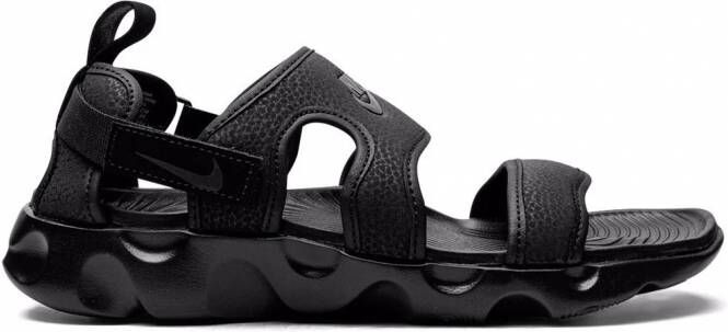 Nike "Owaysis Triple Black sandalen" Zwart