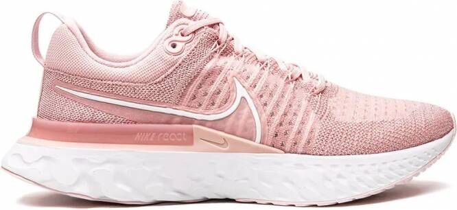 Nike React Infinity Run Flyknit 2 sneakers Roze