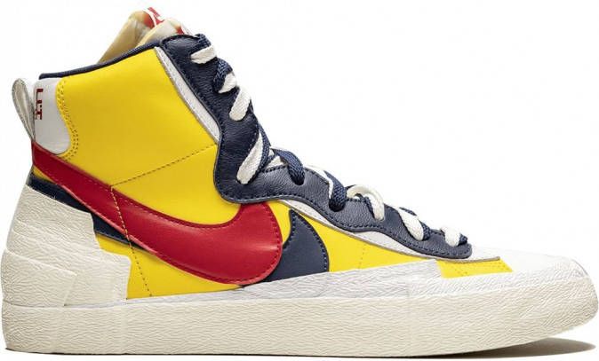 Nike Sacai x Blazer sneakers Geel