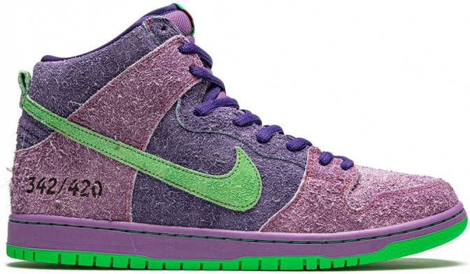 Nike SB Dunk high-top sneakers Paars