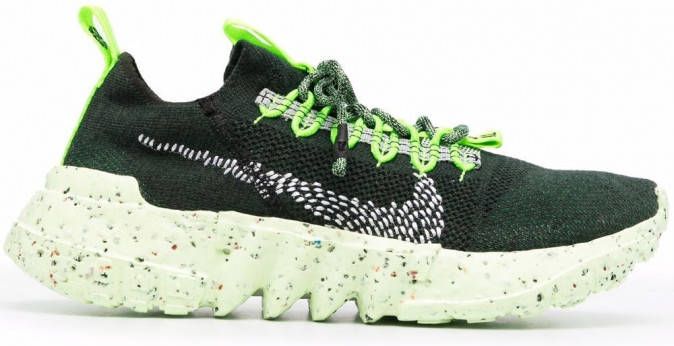 Nike Space Hippie 01 low-top sneakers Groen