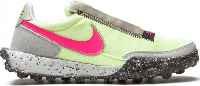 Nike Waffle Racer Crater low-top sneakers Groen