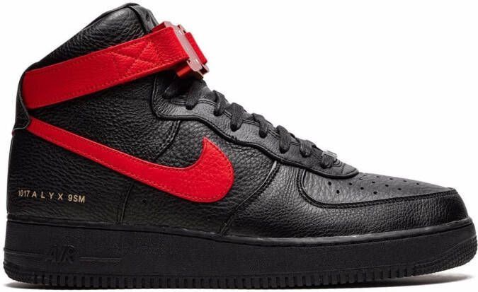 Nike x Alyx Air Force 1 high-top sneakers Zwart