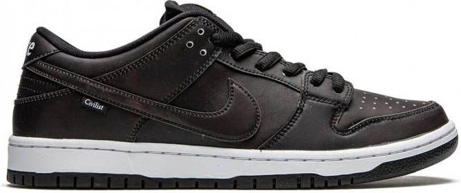 Nike x Civilist SB Dunk low-top sneakers Zwart