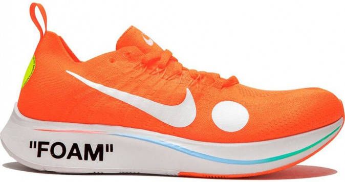 Nike X Off-White Zoom Fly Mercurial FK sneakers Oranje