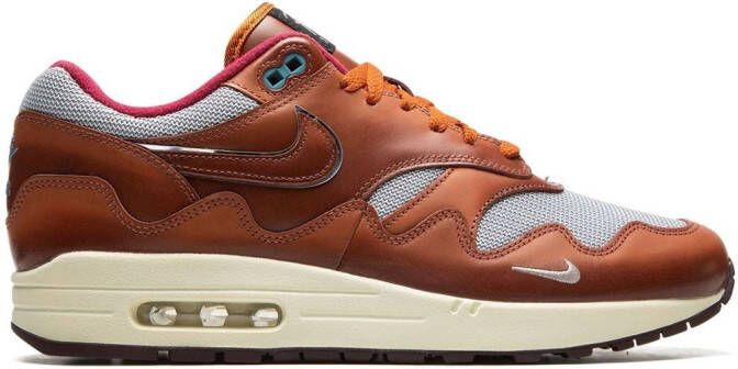 Nike "x Patta Air Max 1 Dark Russet sneakers" Bruin