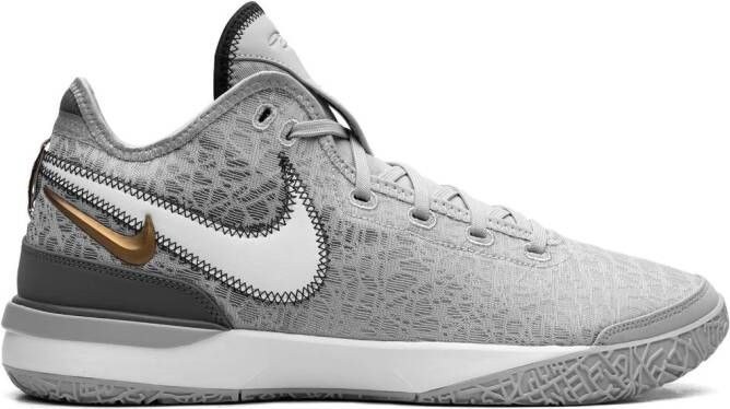 Nike Zoom LeBron Next Gen "Wolf Grey Metallic Gold" Grijs