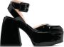 Nodaleto Sofia Bulla pumps met plateauzool Zwart - Thumbnail 1