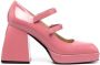 Nodaleto Pumps met dubbel bandje Roze - Thumbnail 1