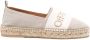 Off White Linnen Espadrilles voor Dames Beige Dames - Thumbnail 2