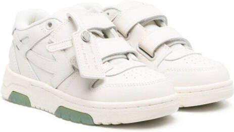 Off-White Kids Out Of Office sneakers met klittenband Wit