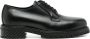 Off-White Military leren derby schoenen Zwart - Thumbnail 1