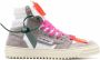 Off White Witte Sneakers van Suede Mix met Multicolore Design Meerkleurig Dames - Thumbnail 2