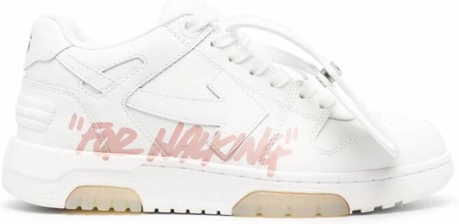 Off-White Out of Office "For Walking" low-top sneakers Wit