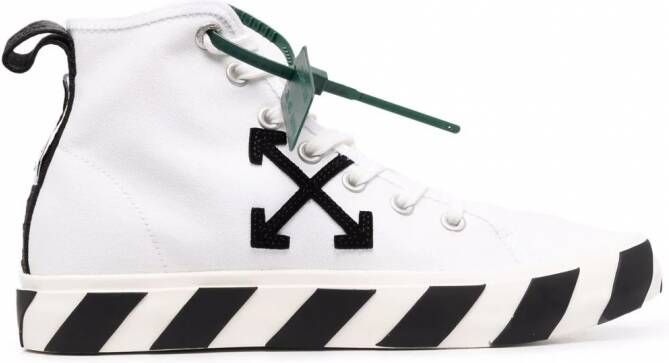 Off-White Vulcanized mid-top sneakers Wit