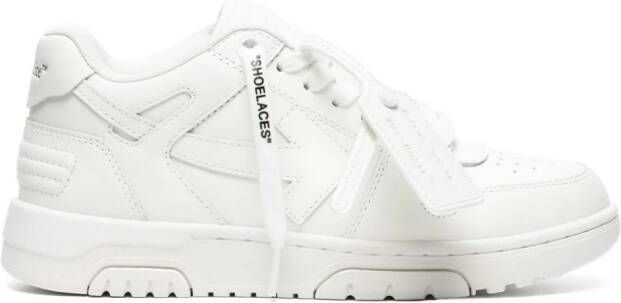 Off-White Out Of Office leren sneakers Wit