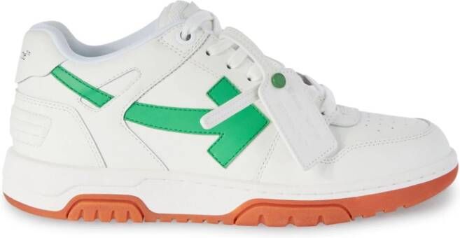 Off-White Out Of Office leren sneakers Wit