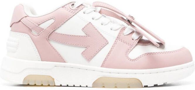 Off-White Out Of Office low-top sneakers Roze