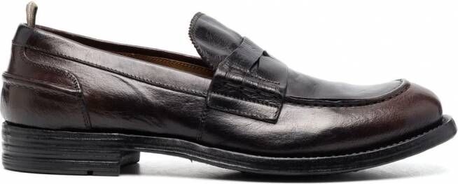 Officine Creative Leren loafers Bruin