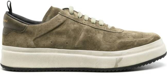 Officine Creative Ace 200 suède sneakers Groen