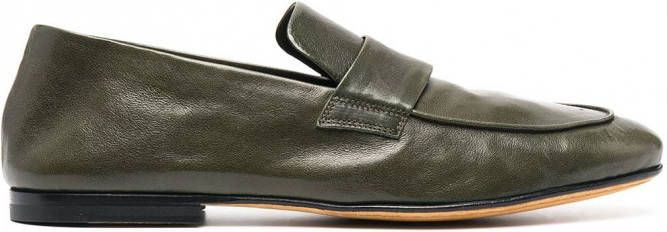 Officine Creative Airto leren loafers Groen