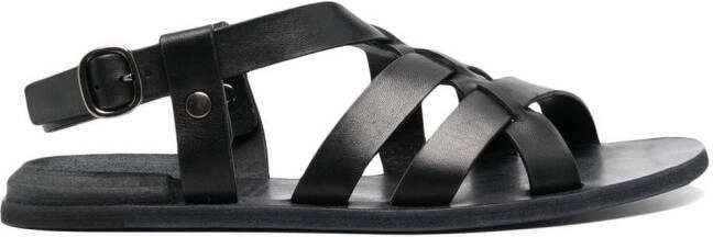 Officine Creative Contraire 100 leren sandalen Zwart