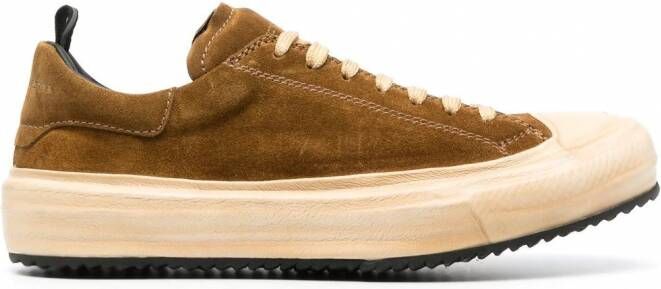 Officine Creative Frida leren sneakers Bruin