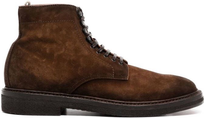 Officine Creative Hopkins Crepe 107 leren laarzen Bruin