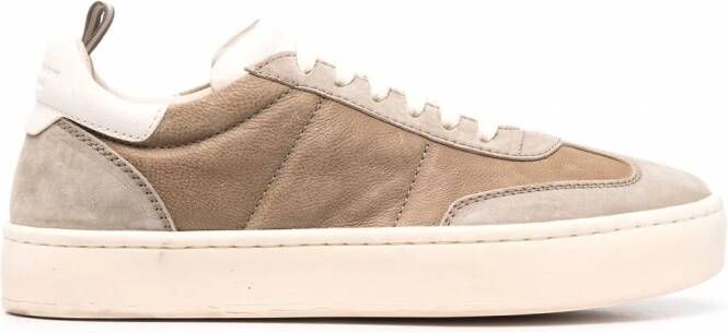 Officine Creative Kombined low-top sneakers Groen