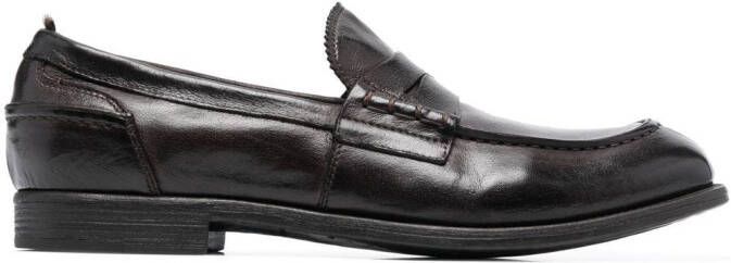 Officine Creative Leren loafers Bruin