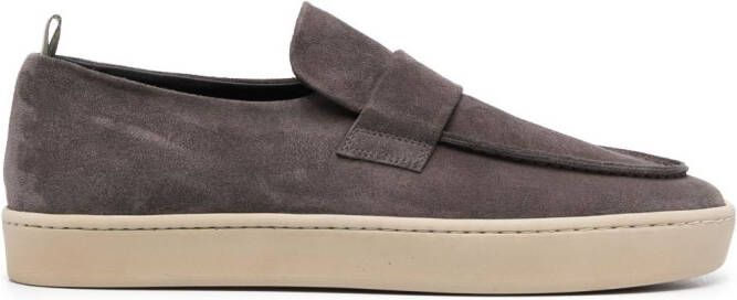 Officine Creative Leren loafers Grijs