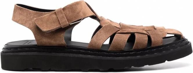 Officine Creative Leren sandalen Bruin