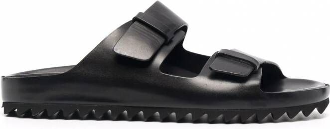 Officine Creative Pelagie leren sandalen Zwart