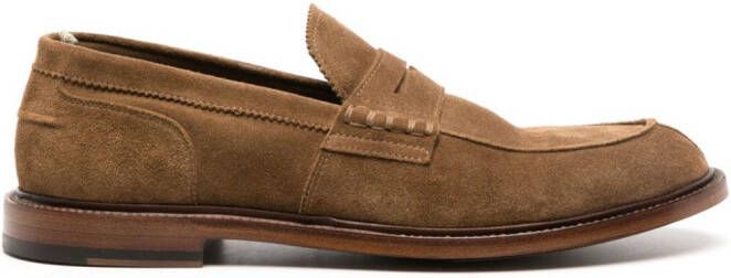 Officine Creative Sax 001 suède loafers Bruin