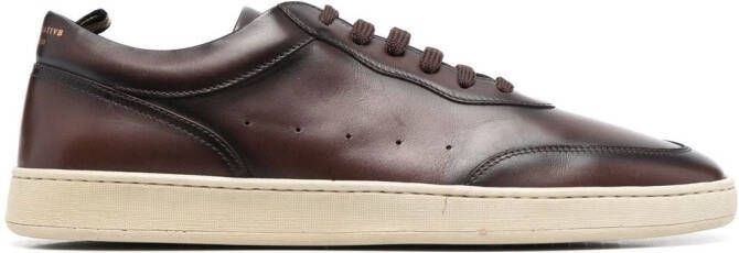 Officine Creative Sneakers met logoprint Bruin