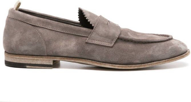 Officine Creative Sax 001 suède loafers Grijs